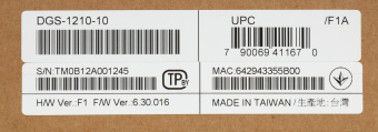 Коммутатор D-Link DGS-1210-10/F1A 8x1Гбит/с 2SFP управляемый - купить недорого с доставкой в интернет-магазине