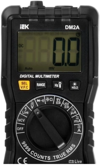 Мультиметр IEK ARMA2L 5 DM2A цифровой черный (A2L5-DM11-02) - купить недорого с доставкой в интернет-магазине
