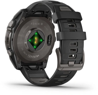 Смарт-часы Garmin Fenix 8 47мм 1.4" AMOLED корп.черный рем.черный разм.брасл.:125-208мм (010-02904-21) - купить недорого с доставкой в интернет-магазине