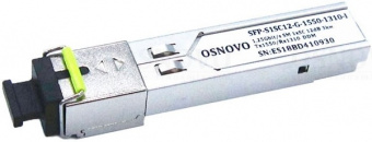 Модуль Osnovo SFP-S1SC12-G-1550-1310-I - купить недорого с доставкой в интернет-магазине