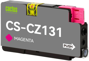 Картридж струйный Cactus CS-CZ131 №711 пурпурный (26мл) для HP DJ T120/T520/530 - купить недорого с доставкой в интернет-магазине