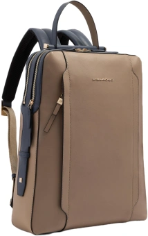 Рюкзак женский Piquadro Circle CA7042W92/TOBLU бежевый/голубой натур.кожа - купить недорого с доставкой в интернет-магазине