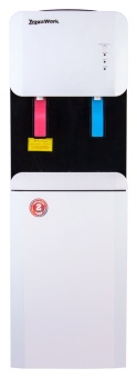 Кулер Aqua Work 105 LR напольный компрессорный белый/черный - купить недорого с доставкой в интернет-магазине