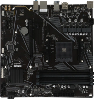 Материнская плата Gigabyte A520M DS3H V2 Soc-AM4 AMD A520 4xDDR4 mATX AC`97 8ch(7.1) GbLAN RAID+HDMI+DP - купить недорого с доставкой в интернет-магазине