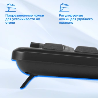 Клавиатура Оклик K225W черный USB беспроводная Multimedia (1875232) - купить недорого с доставкой в интернет-магазине
