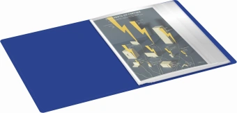 Папка с 100 прозр.вклад. Silwerhof Eco A4 пластик 0.7мм синий - купить недорого с доставкой в интернет-магазине