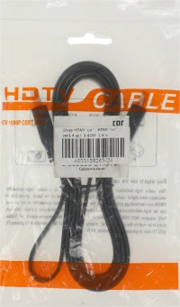 Кабель соединительный аудио-видео Premier 5-815F HDMI (m)/HDMI (m) 1.5м. черный (5-815F 1.5) - купить недорого с доставкой в интернет-магазине