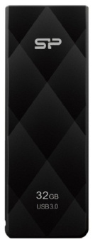 Флеш Диск Silicon Power 32GB Blaze B20 SP032GBUF3B20V1K USB3.0 черный - купить недорого с доставкой в интернет-магазине
