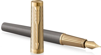 Ручка перьев. Parker Ingenuity Pioneers F571 (2200949) Arrow Grey GT F подар.кор. - купить недорого с доставкой в интернет-магазине