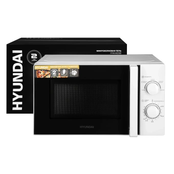 Микроволновая Печь Hyundai HYM-M2068 20л. 700Вт белый - купить недорого с доставкой в интернет-магазине