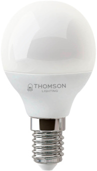 Лампа светодиодная Thomson TH-B2315 6Вт цок.:E14 шар 220B 6500K св.свеч.бел.хол. Globe (упак.:1шт) - купить недорого с доставкой в интернет-магазине