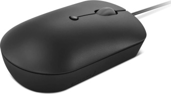 Мышь Lenovo 400 черный оптическая 2400dpi USB-C 3but (GY51D20875) - купить недорого с доставкой в интернет-магазине