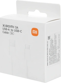 Кабель Xiaomi BHR087GGL USB (m)-USB Type-C (m) 1м белый коробка - купить недорого с доставкой в интернет-магазине