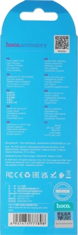 Кабель Hoco X86 iP Spear PD X86 IP USB Type-C (m)-Lightning (m) 1м черный коробка - купить недорого с доставкой в интернет-магазине