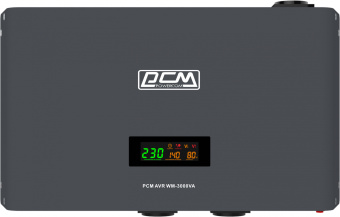 Стабилизатор напряжения Powercom WM-3000VA 1800Вт 3000ВА графитовый - купить недорого с доставкой в интернет-магазине
