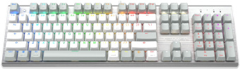 Клавиатура A4Tech Fstyler FS100 Neon механическая серый/белый USB for gamer LED (FS100) - купить недорого с доставкой в интернет-магазине