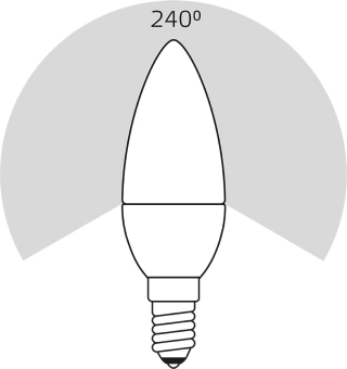 Лампа светодиодная Gauss Elementary 10Вт цок.:E14 свеча 220B св.свеч.бел.нейт. C37 (упак.:1шт) (33120) - купить недорого с доставкой в интернет-магазине