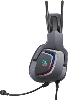 Наушники с микрофоном A4Tech Bloody G575 серый 2м мониторные USB оголовье (G575 USB/ GREY) - купить недорого с доставкой в интернет-магазине
