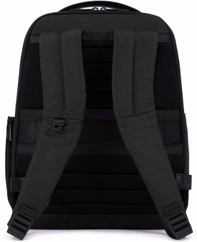 Рюкзак мужской Piquadro Wollem CA6238W129/N черный полиэстер/натур.кожа - купить недорого с доставкой в интернет-магазине