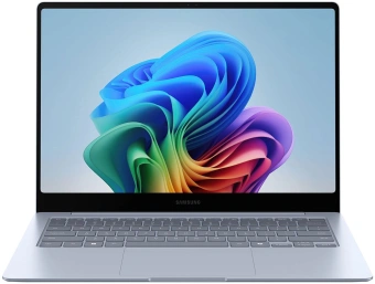 Ноутбук Samsung Galaxy Book 4 Edge NP940 Snapdragon X Elite X1E-80-100 16Gb SSD512Gb Adreno 14" AMOLED Touch 3K (3200x1800) Windows 11 Home dk.blue WiFi BT Cam (NP940XMA-KB1US) - купить недорого с доставкой в интернет-магазине