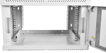 Шкаф коммутационный ЦМО (ШРН-12.300) настенный 12U 600x300мм пер.дв.стекл задн.дв.вентил. несъемн.бок.пан. направл.под закл.гайки 100кг серый 260мм 14кг 180град. 612мм IP20 сталь - купить недорого с доставкой в интернет-магазине