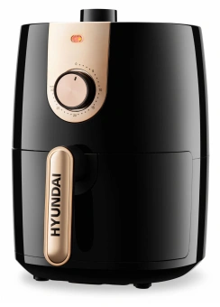 Аэрогриль Hyundai HYF-2057 1000Вт черный/золотистый - купить недорого с доставкой в интернет-магазине