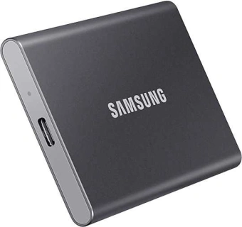 Накопитель SSD Samsung USB-C 2TB MU-PC2T0T/WW T7 1.8" черный - купить недорого с доставкой в интернет-магазине