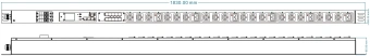 Блок распределения питания Powercom PDU-32AVMS24-18C3-6C9-3P - купить недорого с доставкой в интернет-магазине