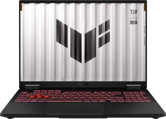 Ноутбук Asus TUF Gaming A16 FA608UMI-TU172 Ryzen 7 260 16Gb SSD512Gb NVIDIA GeForce RTX 5060 8Gb 16" IPS WUXGA (1920x1200) без ОС grey WiFi BT Cam (90NR0KV1-M00BC0) - купить недорого с доставкой в интернет-магазине