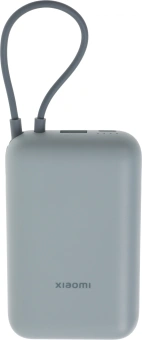 Мобильный аккумулятор Xiaomi BHR9073GL 10000mAh 22.5W 3A USB-A/USB-C голубой - купить недорого с доставкой в интернет-магазине