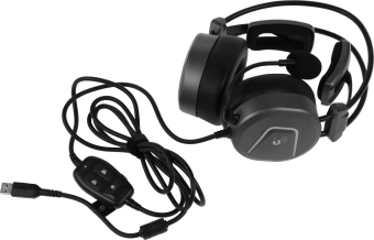 Наушники с микрофоном A4Tech Bloody MC750 серый 2.3м мониторные USB оголовье (MC750 GREY) - купить недорого с доставкой в интернет-магазине