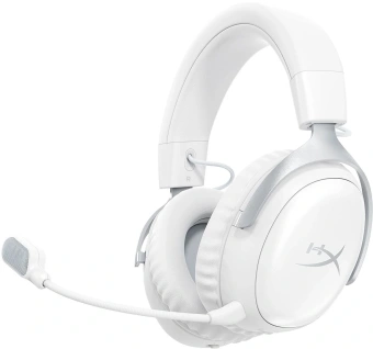 Наушники с микрофоном HyperX Cloud III S Wireless белый 0.5м мониторные BT оголовье (AX6G1AA) - купить недорого с доставкой в интернет-магазине