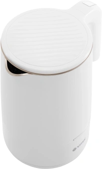 Чайник электрический Vitek VT-1104 1.5л. 2200Вт белый корпус: металл/пластик - купить недорого с доставкой в интернет-магазине