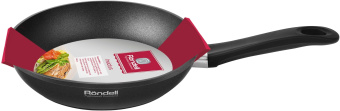 Сковорода Rondell Invictus RDA-1364 круглая 24см покрытие: Xylan Plus ручка несъемная (без крышки) черный - купить недорого с доставкой в интернет-магазине