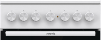Плита Электрическая Gorenje GEC5B41WG белый стеклокерамика (без крышки) - купить недорого с доставкой в интернет-магазине