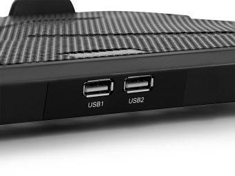 Подставка для ноутбука Buro BU-LCP150-B212 15" 335x265x22мм 74.35дБ 1xUSB 2x 140ммFAN 480г металлическая сетка/пластик черный - купить недорого с доставкой в интернет-магазине