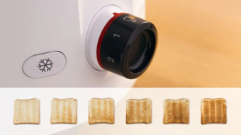 Тостер Bosch TAT2M121 950Вт белый - купить недорого с доставкой в интернет-магазине