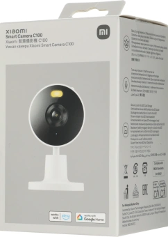 Камера видеонаблюдения IP Xiaomi Smart Camera C100 Wi-Fi 2.8-2.8мм цв. корп.:белый (BHR07VOGL) - купить недорого с доставкой в интернет-магазине