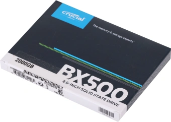 Накопитель SSD Crucial S SATA-III 2TB CT2000BX500SSD1 BX500 2.5" - купить недорого с доставкой в интернет-магазине