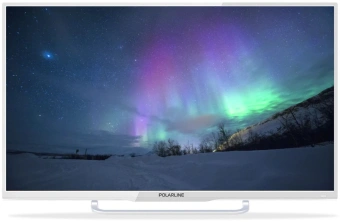 Телевизор LED PolarLine 32" 32PL53TC белый HD 60Hz DVB-T DVB-T2 DVB-C USB (RUS) - купить недорого с доставкой в интернет-магазине