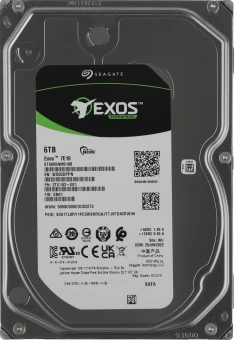 Жесткий диск Seagate SATA-III 6TB ST6000NM019B Server Exos 7E10 4KN (7200rpm) 256Mb 3.5" - купить недорого с доставкой в интернет-магазине