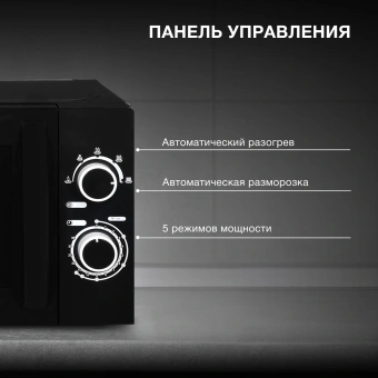 Микроволновая Печь Hyundai HYM-M2058 20л. 700Вт черный - купить недорого с доставкой в интернет-магазине