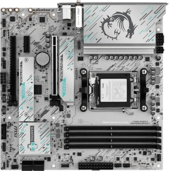 Материнская плата MSI B850M GAMING PLUS WIFI SocketAM5 AMD B850 4xDDR5 mATX AC`97 8ch(7.1) 5Gigabit RAID+HDMI+DP - купить недорого с доставкой в интернет-магазине
