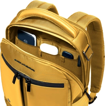 Рюкзак Piquadro Orion CA6620S136/G горчичный ткань/натур.кожа - купить недорого с доставкой в интернет-магазине
