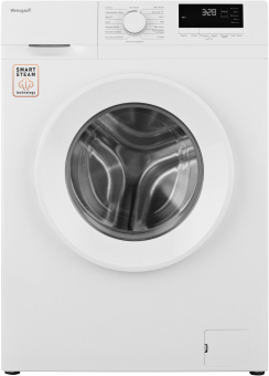 Стиральная машина Weissgauff WM 46106 Steam класс: A+ загр.фронтальная макс.:6кг белый - купить недорого с доставкой в интернет-магазине