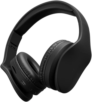 Гарнитура накладные Digma BT-17 черный беспроводные bluetooth оголовье (BT17B) - купить недорого с доставкой в интернет-магазине