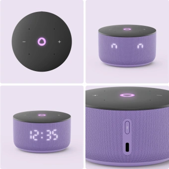 Умная колонка Yandex Станция Мини 3 Алиса лиловый 12W 1.0 BT/Wi-Fi (YNDX-00027LIL) - купить недорого с доставкой в интернет-магазине