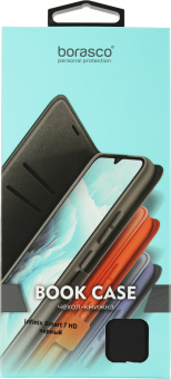 Чехол (флип-кейс) BoraSCO для Infinix Smart 7 HD Book Case черный (71754) - купить недорого с доставкой в интернет-магазине