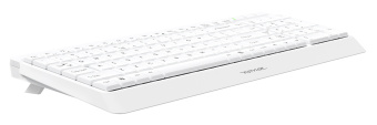 Клавиатура A4Tech FK15 белый USB (FK15 WHITE) кабель 1.5м - купить недорого с доставкой в интернет-магазине