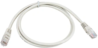 Патч-корд Rexant 18-1002 UTP RJ-45 вил.-RJ-45 мод. кат.5E 1м серый ПВХ - купить недорого с доставкой в интернет-магазине